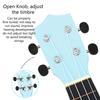 Versatile 21 Inch Colorful Ukulele Smooth String Ukulele for Home, School, Travel, and Performances Delicate Touch Uke