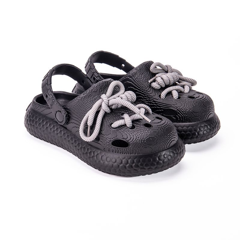 

Hole shoes couple new summer high value non-slip sandals fashion outside wear couple outdoor beach shoes 36/37 [standard size]