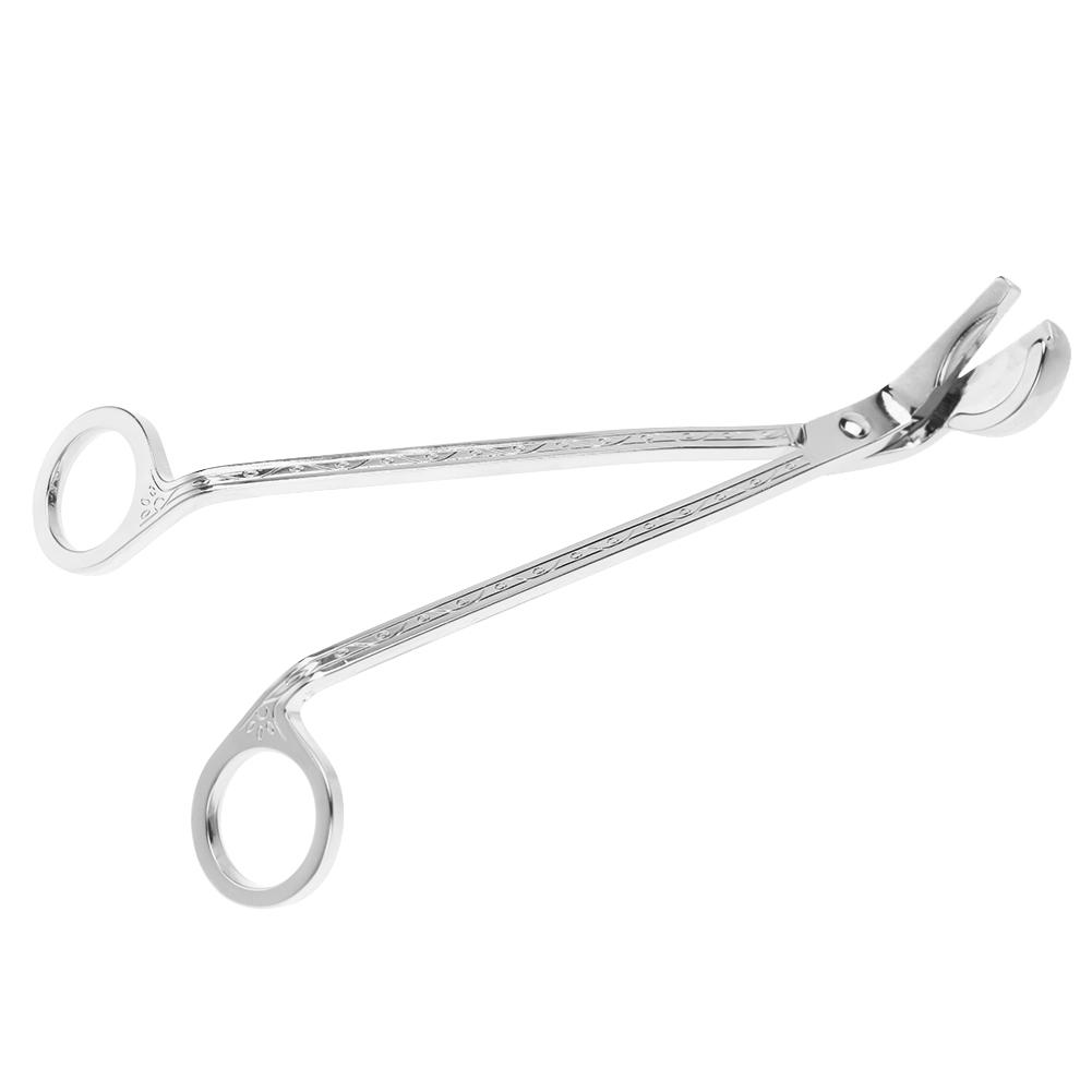 Semicircular Plating Stainless Steel Candle Heart Clip Wick Trimmer Scissors Tool(black)