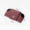 Haomilimi Crown Car Glasses Case, Sunglasses Holder, Sun Visor Pocket, Leather Material x Magnetic