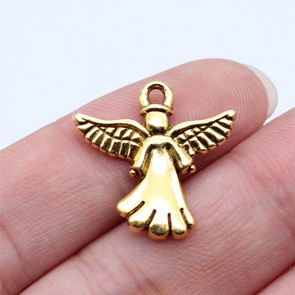 Angel Charms Pendant Female Jewellery Massive Ethnic Findings & Components