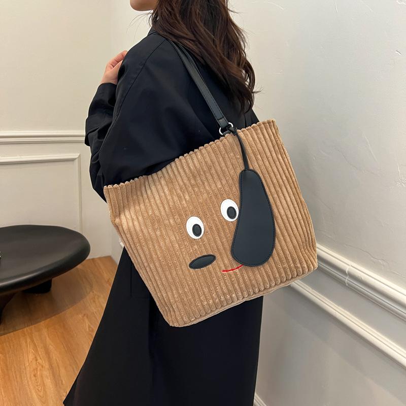 Fashion plush tote bag women's autumn and winter 2025 new fashion college style backpack large capacity backpack