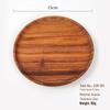 Rundes Serviertablett aus Akazienholz