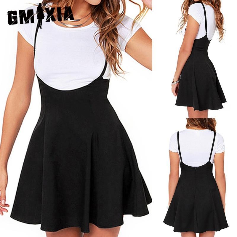 

GMXIA Women s Fashion Casual Summer Spring Skirt S чорний