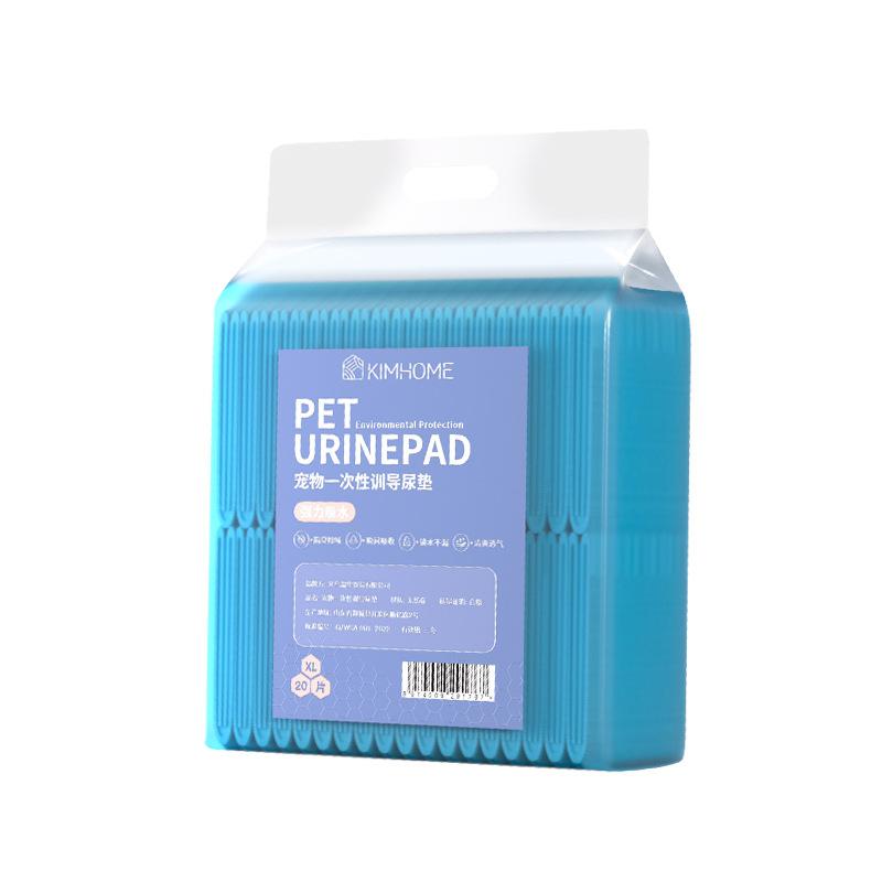 

Dog Training Pads Disposable Pet Pee Pads Super Absorbent Leakproof Training Pad for Puppies Dogs Cats S13 -17.7 in 100pcs синій