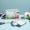 Lipstick Storage Bag Lotus Sunglass Bag PU Leather Flower Storage Bag Self-closing Glasses Bag  Men