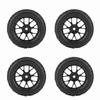 4pcs Set Racing Off road Vehicle Tires Rubber Tyre Wheel Rim for RC 1:10 Car Part