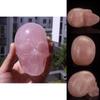 Pink Skull Handcrafted Figurine Unique Art Decoration For Living Room Office