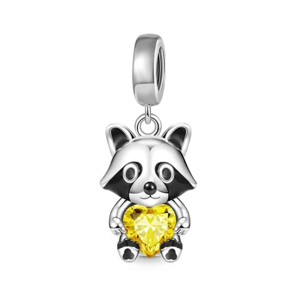 925 Silver Squirrel Fox Lion Rabbit Charm Beads DIY Bracelet Women Fashion Jewelry Gift
