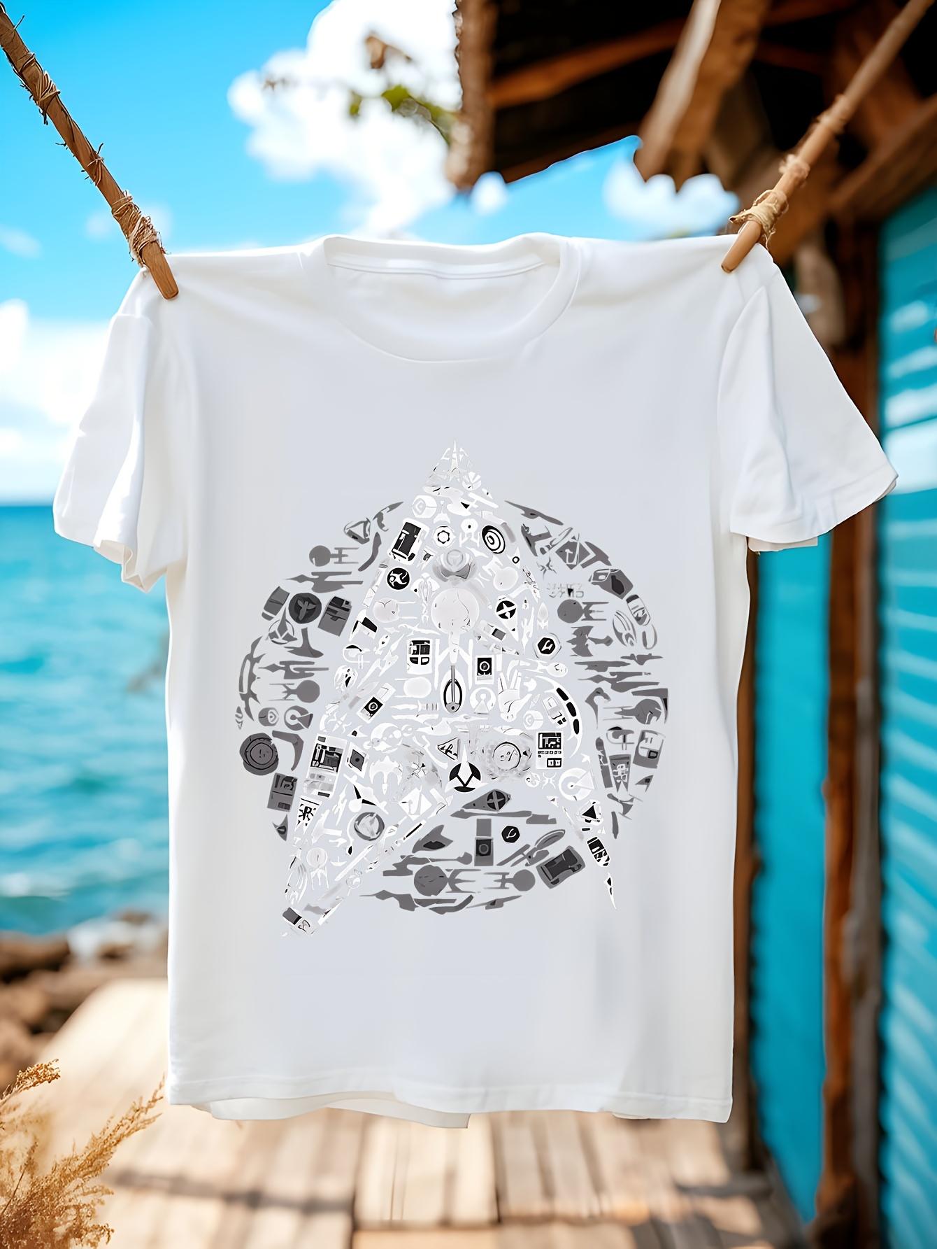 Star Trek Icons Graphic T-shirt - Official USS Enterprise L