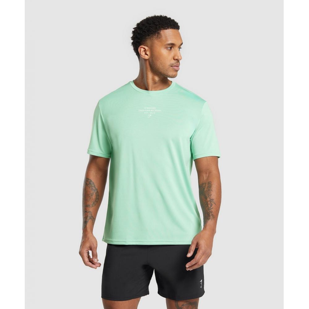

Футболка GYMSHARK Conditioning Goods Lido Green A5A5K ECJQ