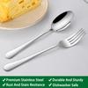 Dinner Forks,8-Piece 8 Inches Stainless Steel Table Fork,Dishwasher Safe Flatware Forks,Food Grade Mirror Polishing Silverware Main Fork For