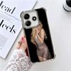 CR66 S-Sabrina C-Carpenter Plating Phone Case For Xiaomi Redmi Note 14 15 Pro Plus 13 12 11 11S 11T 10 9S 9 5G Anti-Fall Airabag