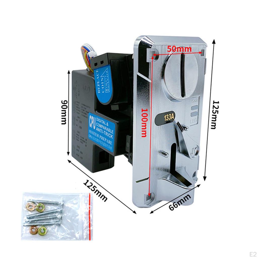 Münzprüfer Selector Vending Machine Stabil Universal für Massagestühle Arcade Betrieben Waschen