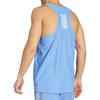 Adidas Striped Logo Pattern Vest Men tops Blue JW9681