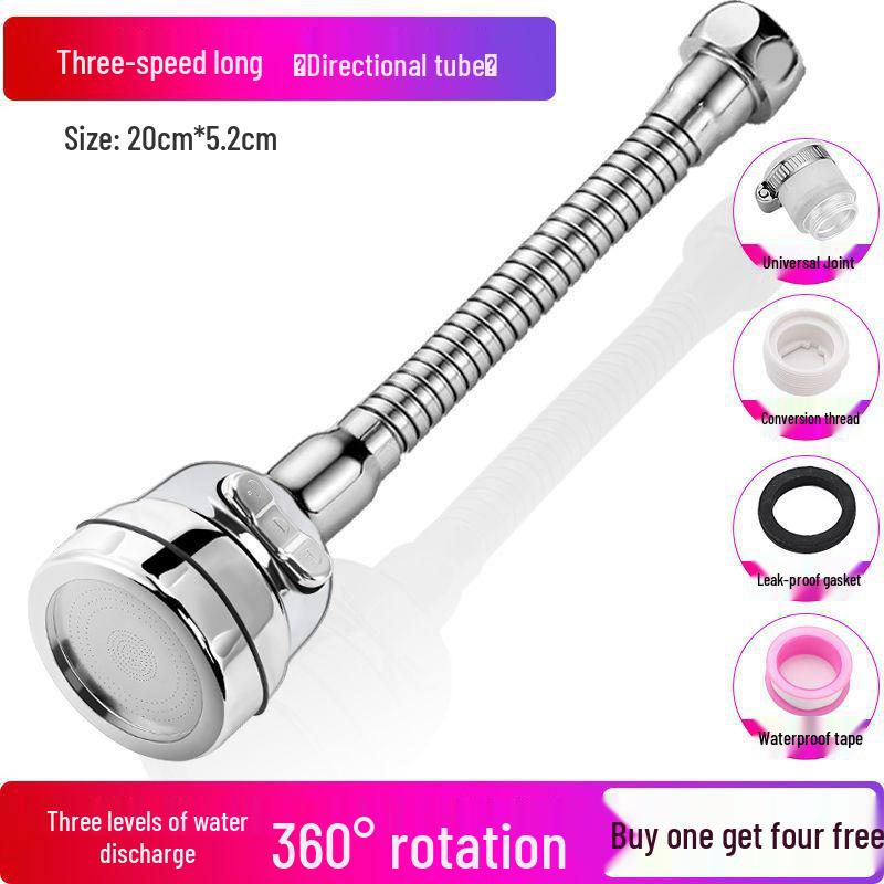 Universal Kitchen Faucet Sprayer with Splash Guard