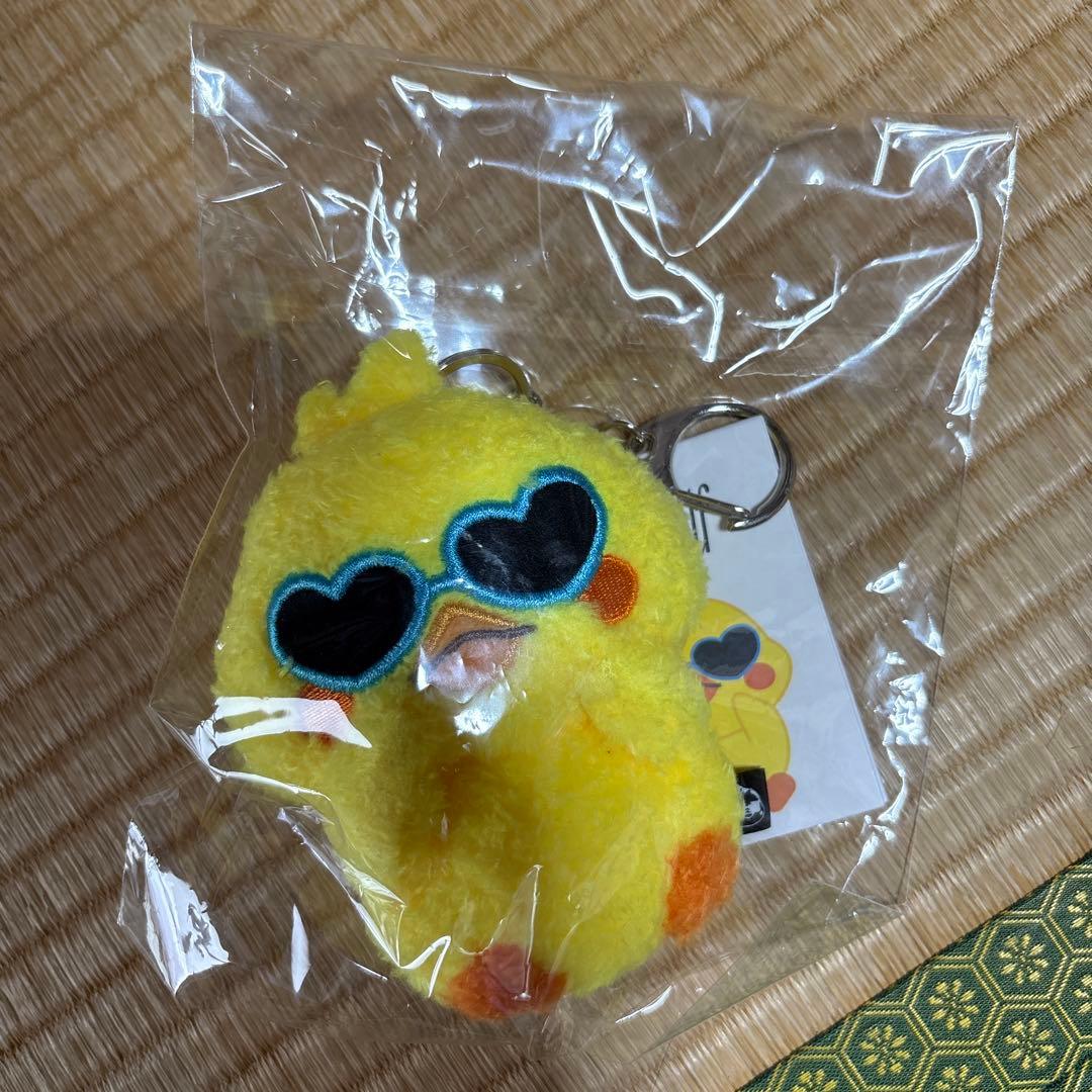 

[USED] 2PM Wooyoung Korean Baby Piyon Mascot Keychain Half Half