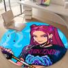 1pc KPop Demon Hunters MIRA2 Design Printed Area Round Carpet for Bedroom Living Room Home Decor Rugs Mat Non Slip Mat Rug for Bedside