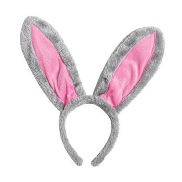 Easter Rabbit Costume Set Plush Rabbit Ears Hair Bands Rabbit Ears Headbands Bowtie Tail Set Animal Hair Hoop Set