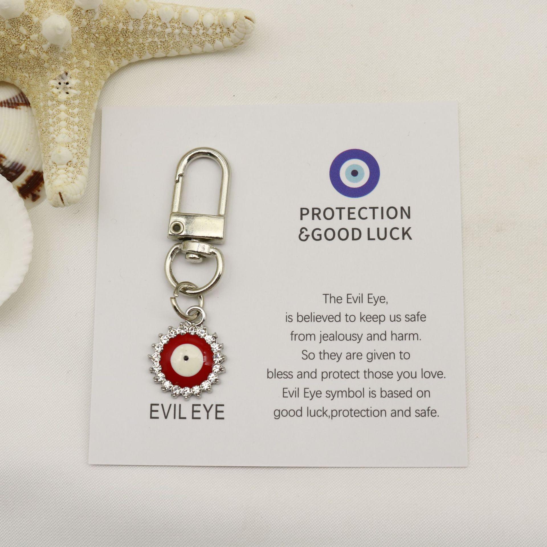 Good Luck Blue Evil Eye Keychain Pendant