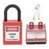 3P Circuit Breaker Protective Box and Padlock Set Transparent Distribution Protection Box Lockout