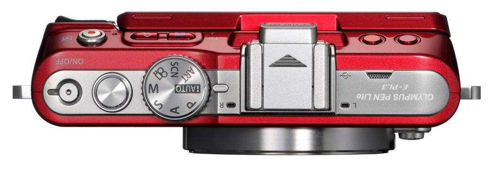 OLYMPUS veidrodinis vieno objektyvo PEN Lite objektyvo rinkinys Raudonas LKIT RED E-PL3 E-PL3