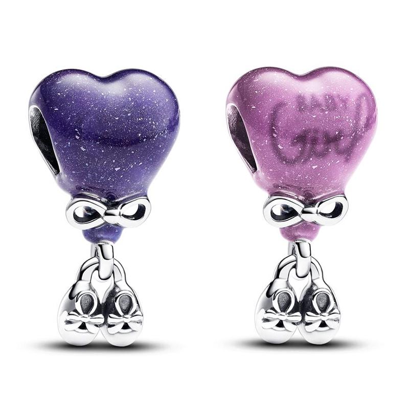 Copper New In Heart Pendant Charm Bead Fit Original Bracelet Bangle Necklace Women Luxury Diy Jewelry Gift