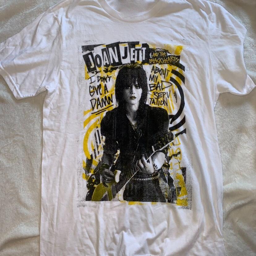 

Винтажная хлопковая белая унисекс футболка Joan Jett Live In Concert, все размеры BT107 S