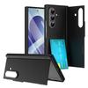 Samsung Galaxy Z Fold 8 Ultra Case, Card Holder Stand Wallet, with Stand and Glass for External Screen, Black