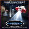 2pcs/Set Welcome LED Light Car Door Badge Wireless HD Projector Lamp For Ford Raptor Fiesta Focus 2 3 4 Mondeo Ecosport Mustang Fusion
