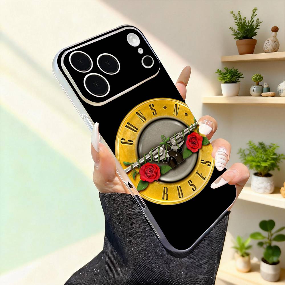 

Band G-Guns N Roses Cool For iPhone 17,16,15,14,13,12,11,Pro,Max,Plus,Mini,SE4,E Magnetic For Magsafe Wireless Phone Case iPhone14ProMax