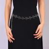 Silver Floral Waist Chain for Women: Ethnic Style Retro Thin Accessory