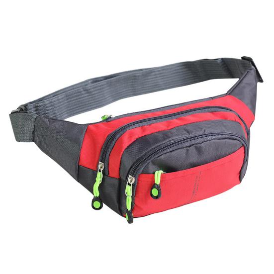 Utendørs Sport Midjeveske Lommebok Herre Dame Bum Belte Vanntett Nylon Fanny Pack