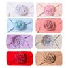 New baby nylon headscarf cute solid color baby fontanelle elastic headband comfortable children's hair accessories