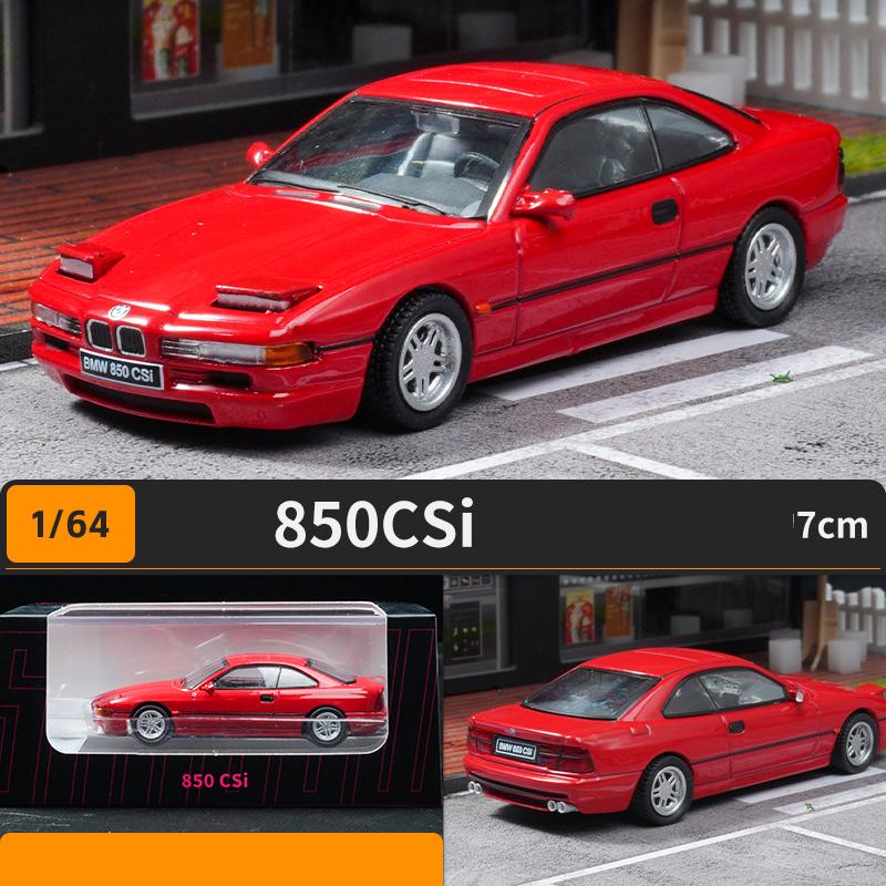 1/64 BMW 850 CSi Slitinové Auto Odlitky a Hračková Vozidla Model Auta Miniaturní Měřítkový Model Auta pro Děti
