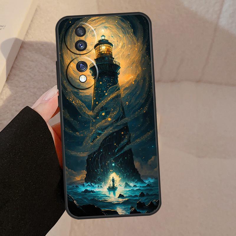 

Чехол Lighthouse For Honor Magic V5 5 6 7 Pro Для Honor X9a X9b X9c X8a X8b 50 70 90 200 400 Lite Honor 400 Pro