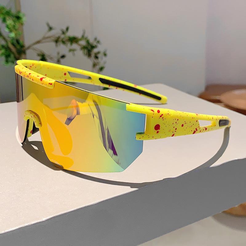 New in Fashion Men's Goggle Outdoor Brand Sports Sunglasses Oversize Decoration Women's Sun Glasses for Driving Cycling