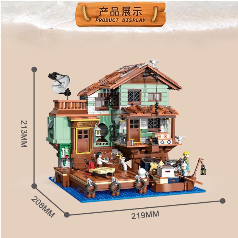 High-Quality Fisherman'S High-Quality Cottage High-Quality Building High-Quality Brick High-Quality Set, Island High-Quality Pier High-Quality
