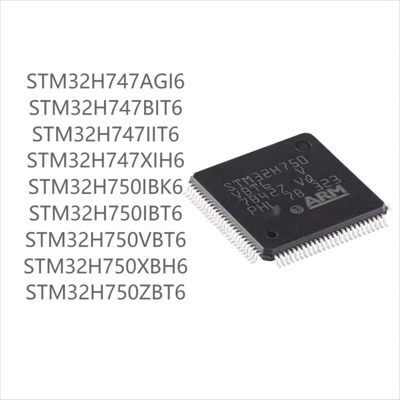 

10PCS новий STM32H750seriesZBT6 XBH6 VBT6 IBT6 IBK6 STM32H747seriesXIH6 IIT6 BIT6 AGI6 STM32H750ZBT6(20PCS)