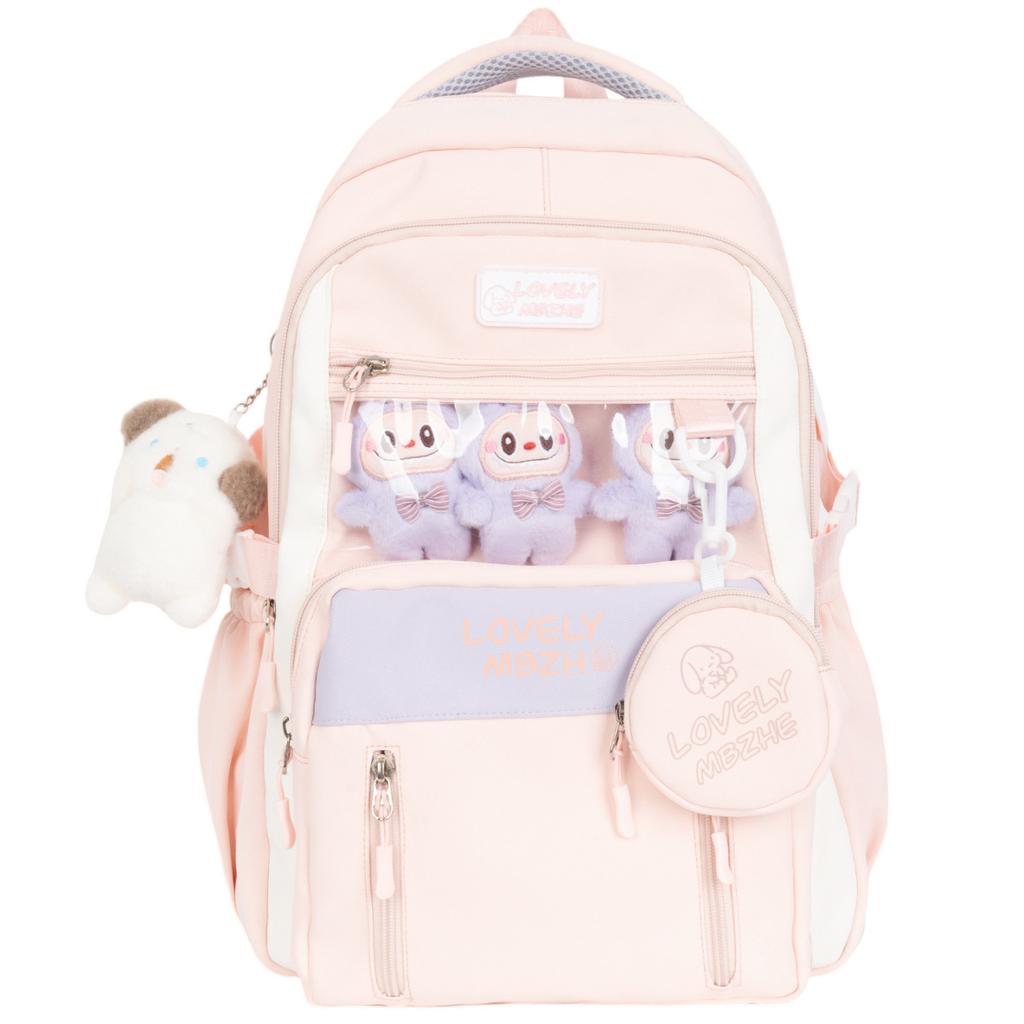 Japanese girl ins bag large capacity two-dimensional fashion backpack youth campus primary and secondary school student schoolbag
