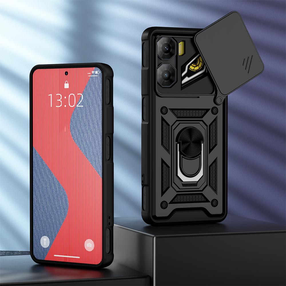 Custodia Portafoglio Flip Magnetica Per ZTE Nubia Neo 3 GT 5G - Con Staffa E Slot Per Schede, Nera
