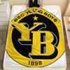 BSC Young Boys Print Flanelová deka, Vysoce kvalitní, Pohodlná pro všechna roční období, Domácí dekorace, Teplo a pohodlí