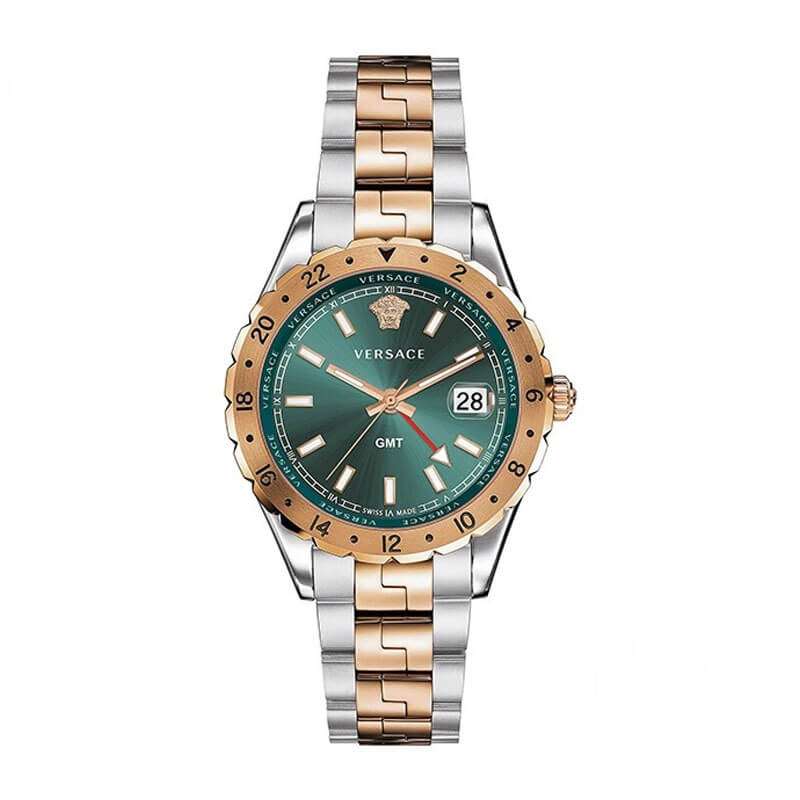 Versace Vīriešu Hellenyium GMT Divkrāsu �