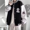 Hong Kong Style Baseball Jersey Men's Versatile Jacket Top Spring New American Trendy Brand Boys Casual Loose Coat