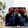 Optimus Prime Theme Printed Blanket - Perfect for Couch, Bed, Travel & Outdoor Use | Machine Washable, Cozy & Durable.