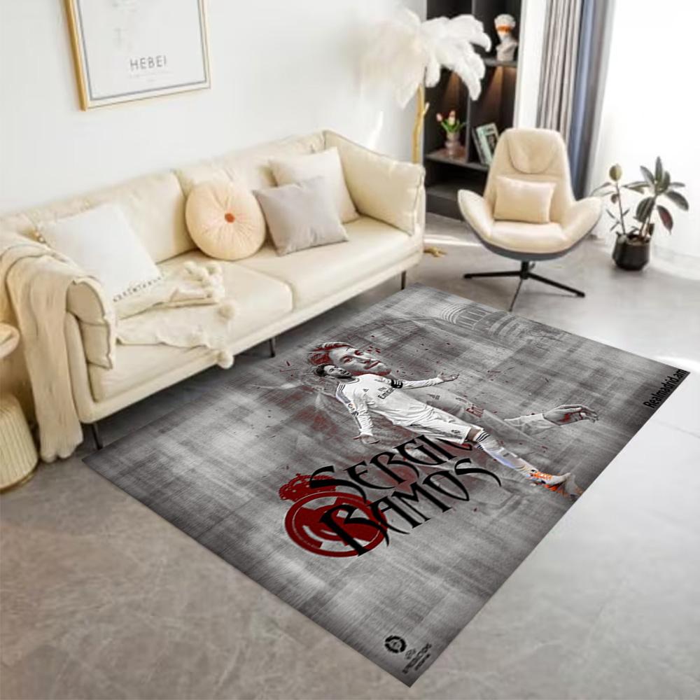 Ac Milan Soccer Action Area Rug Design for Entryway Decorate Room Kitchen Study Room Antislip Carpet Office Home Decor