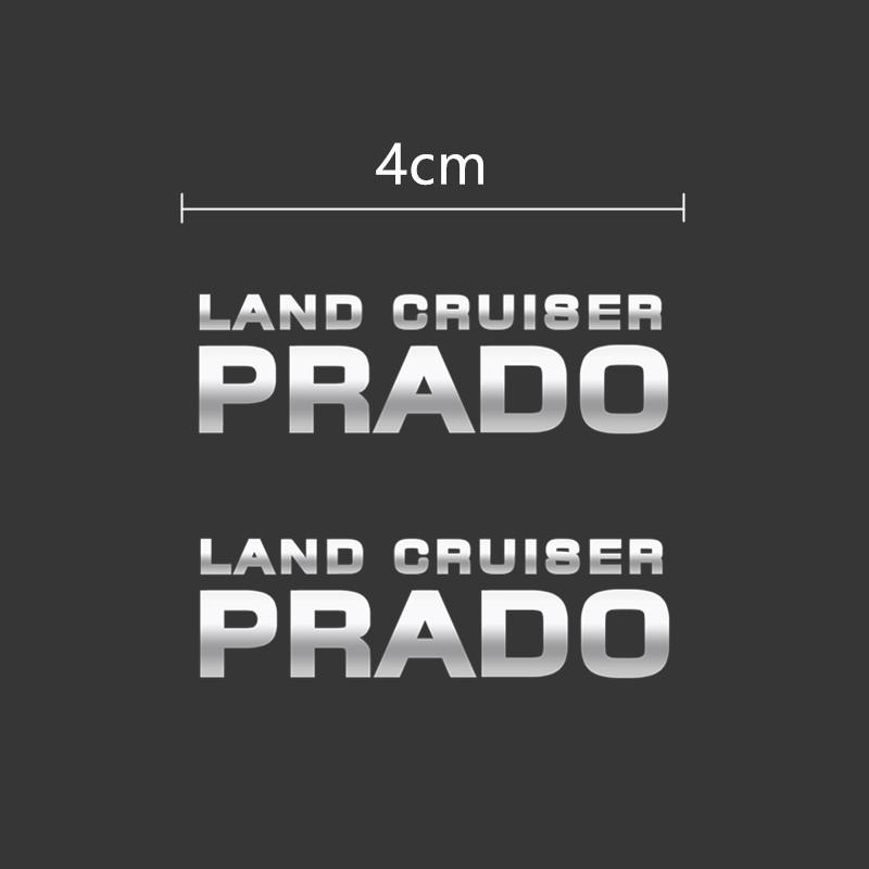 

Car Window Wiper Stickers Metal Emblem for Toyota prado land cruiser Accessories for Prado