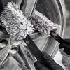 Car Wheel Wash Towel Brush Double-sided Long Belt Cleaning Towel Microfiber Coral Plush Wheel Pull Belt Brush Hub Detail Towel