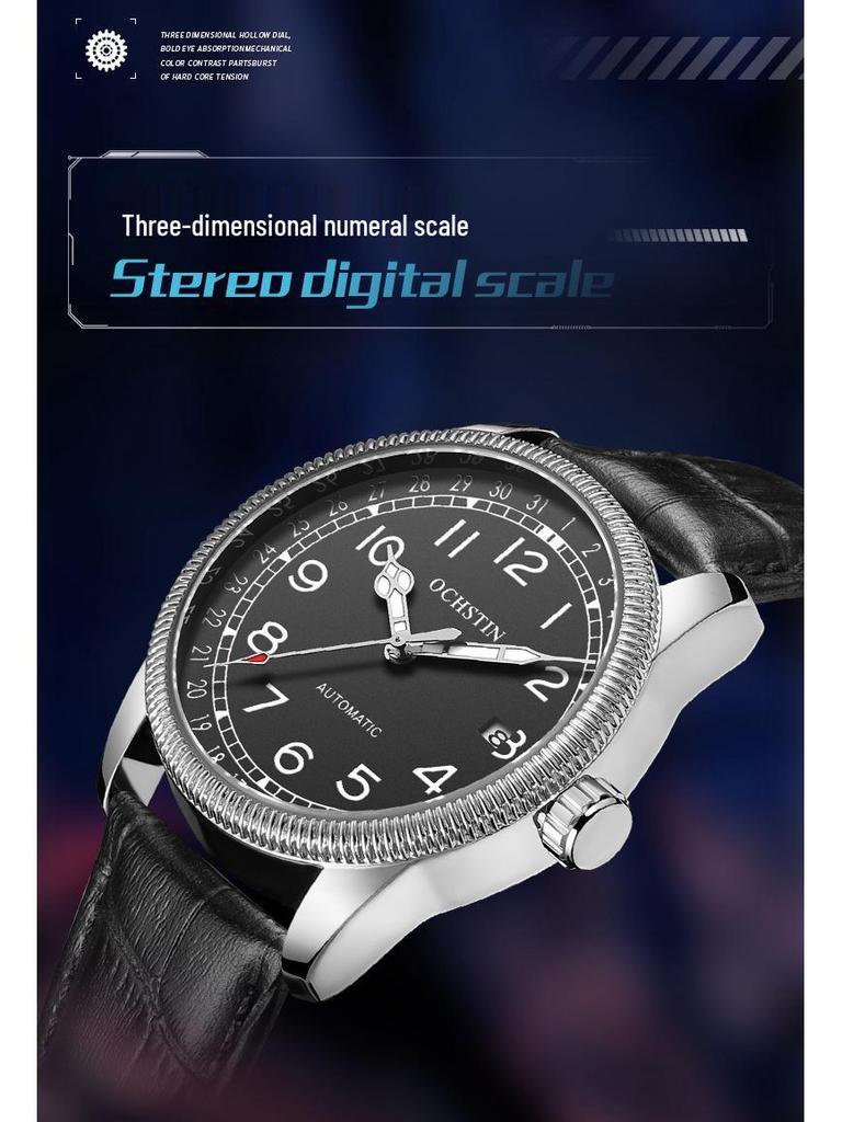 OCHSTIN Augusten Men's Classic Luminous Date Automatic Mechanical Watch