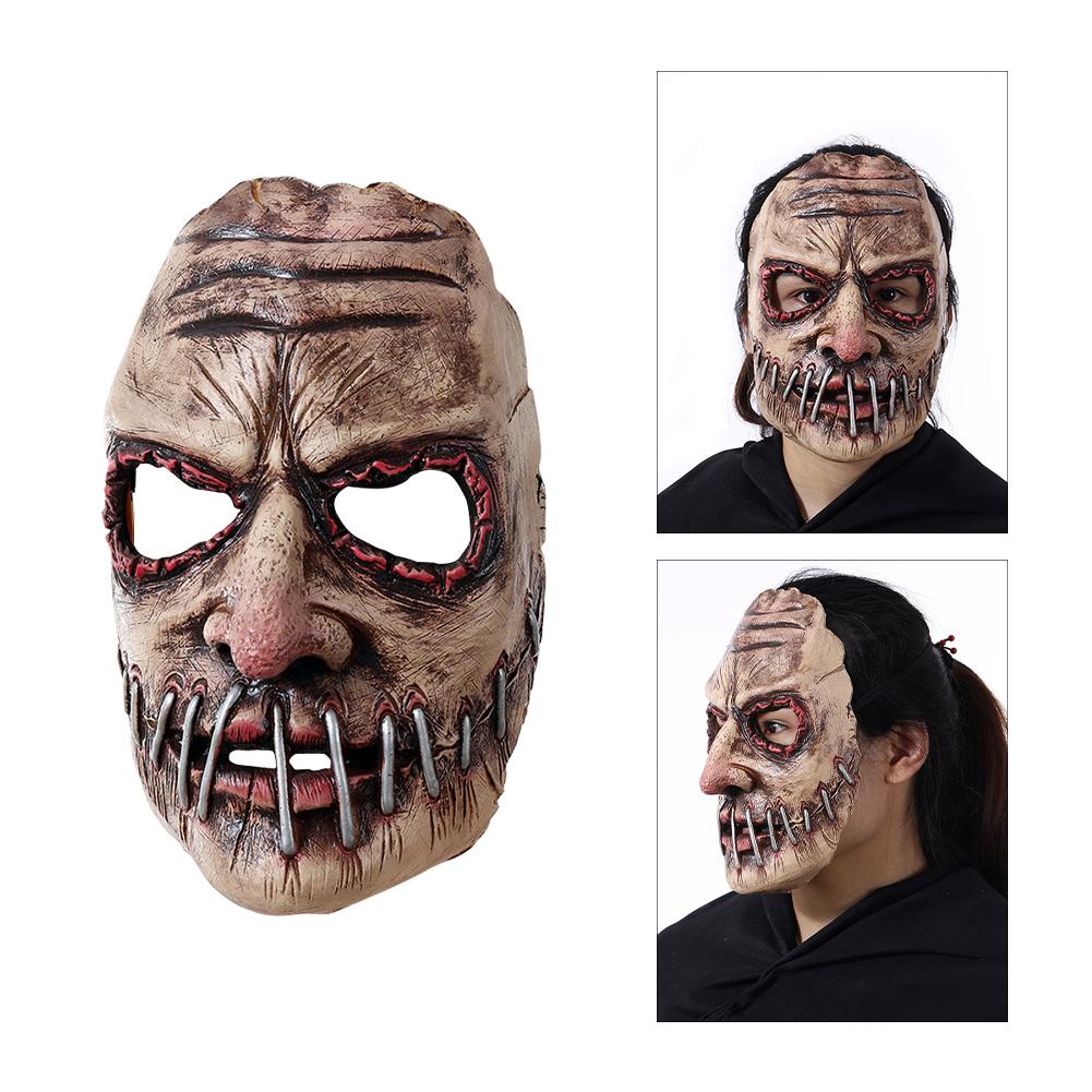 

Маска демона на Хэллоуин, ужас, голый мозг, зомби, латекс, страшная маска, костюмы для косплея на Хэллоуин, маска черепа, скелет, реквизит для маскарада